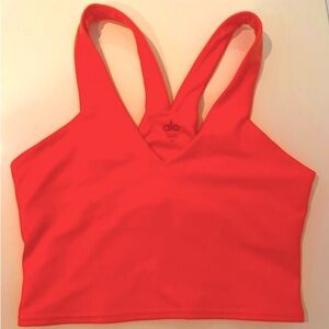 Alo yoga real bra - orange - medium